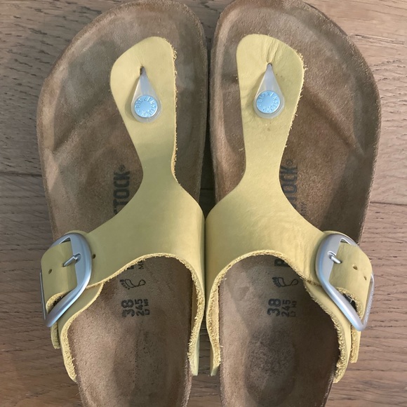 Birkenstock big buckle gizeh leather 38 reg - Picture 2 of 6